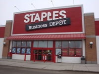 Store front for Staples Business Depot
