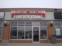 Store front for Forever Young Laser Clinic Salon & Spa