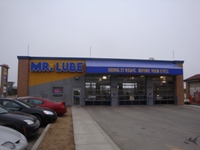 Store front for Mr. Lube