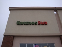 Store front for Quiznos Sub