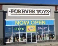 Store front for Forever Toys